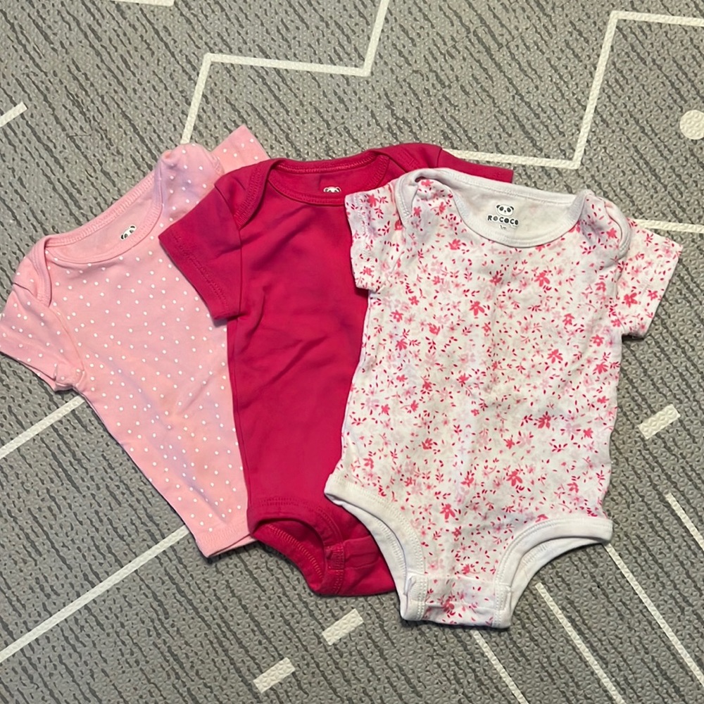 Rococo onsies (x3)- 3M